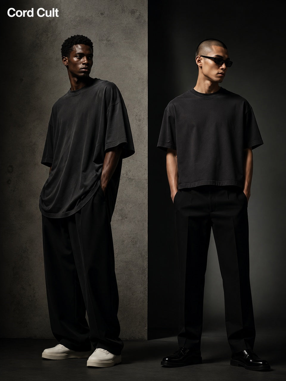 Cord Cult oversized and boxy fit editorial