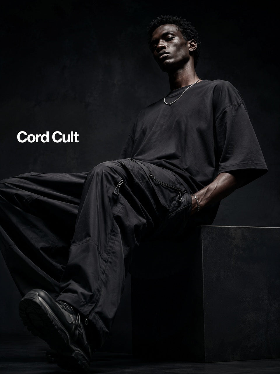 Cord Cult oversized T-shirt proportions editorial