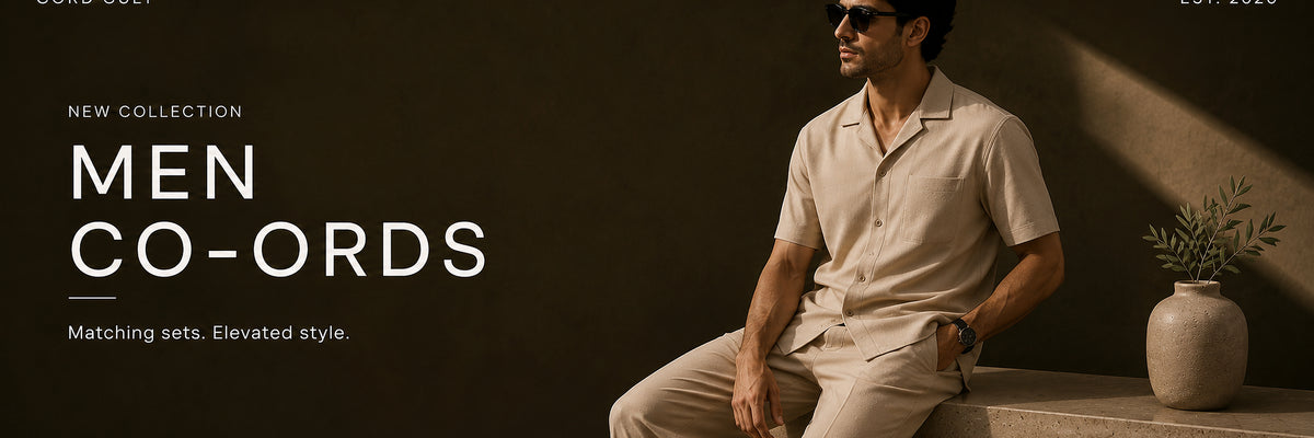 Cord Cult Men Co-ords Collection Banner Desktop