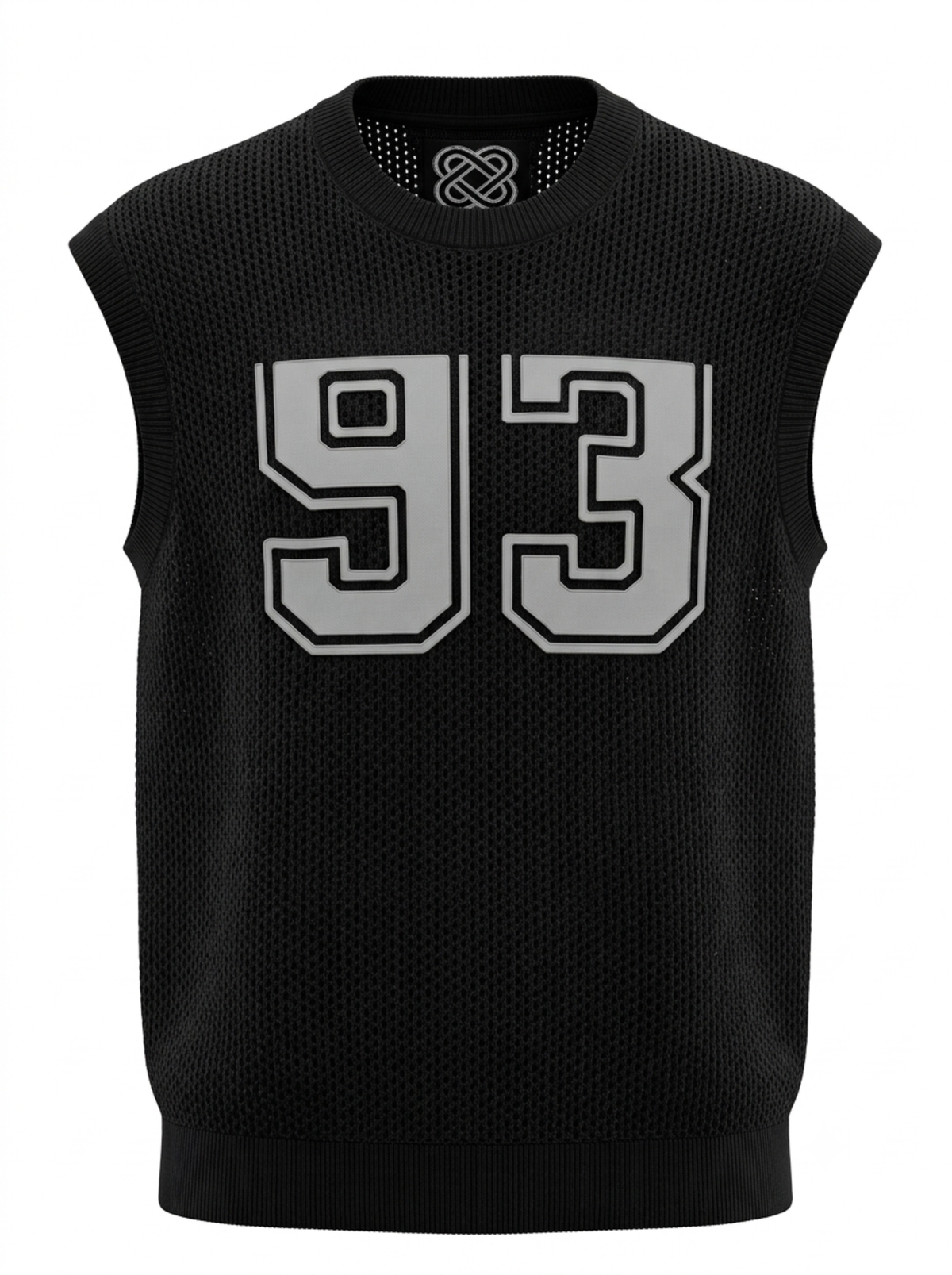 No.93 Varsity Mesh Vest by Cord Cult - front view