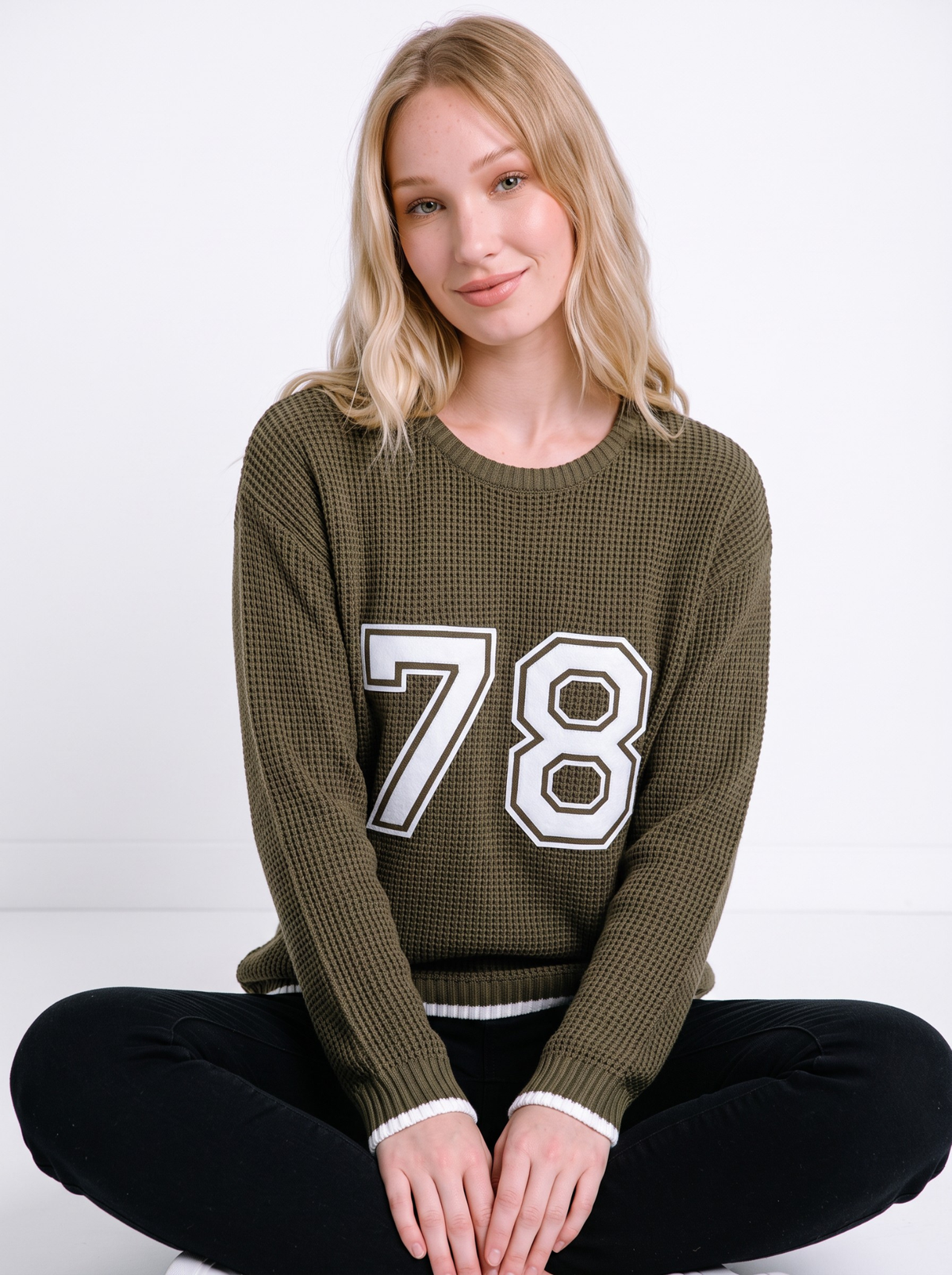 Field 78 Heritage Knit Sweater by Cord Cult - styled view