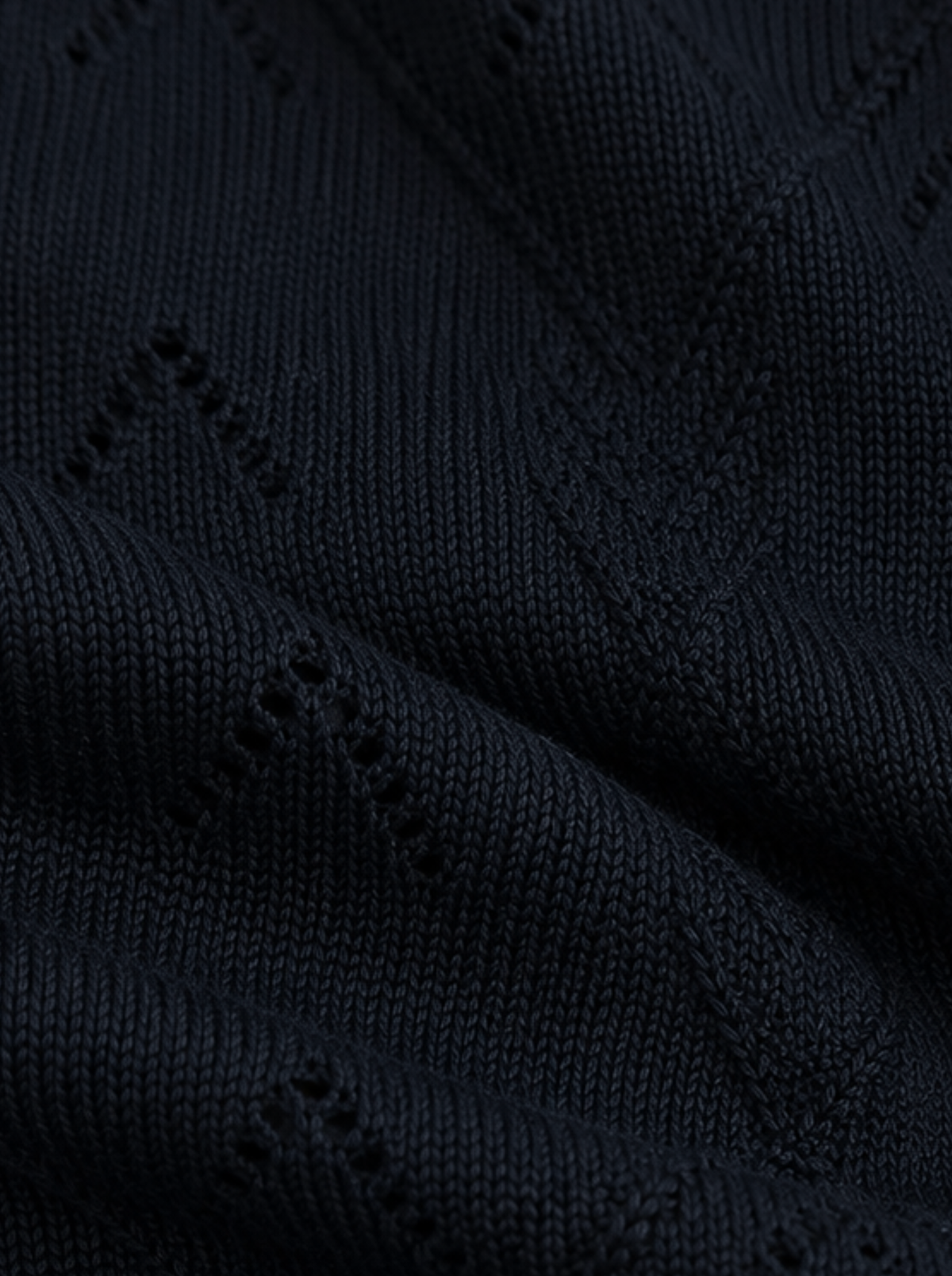 Noir Sand Contrast Collar Knit Pullover by Cord Cult - detail view