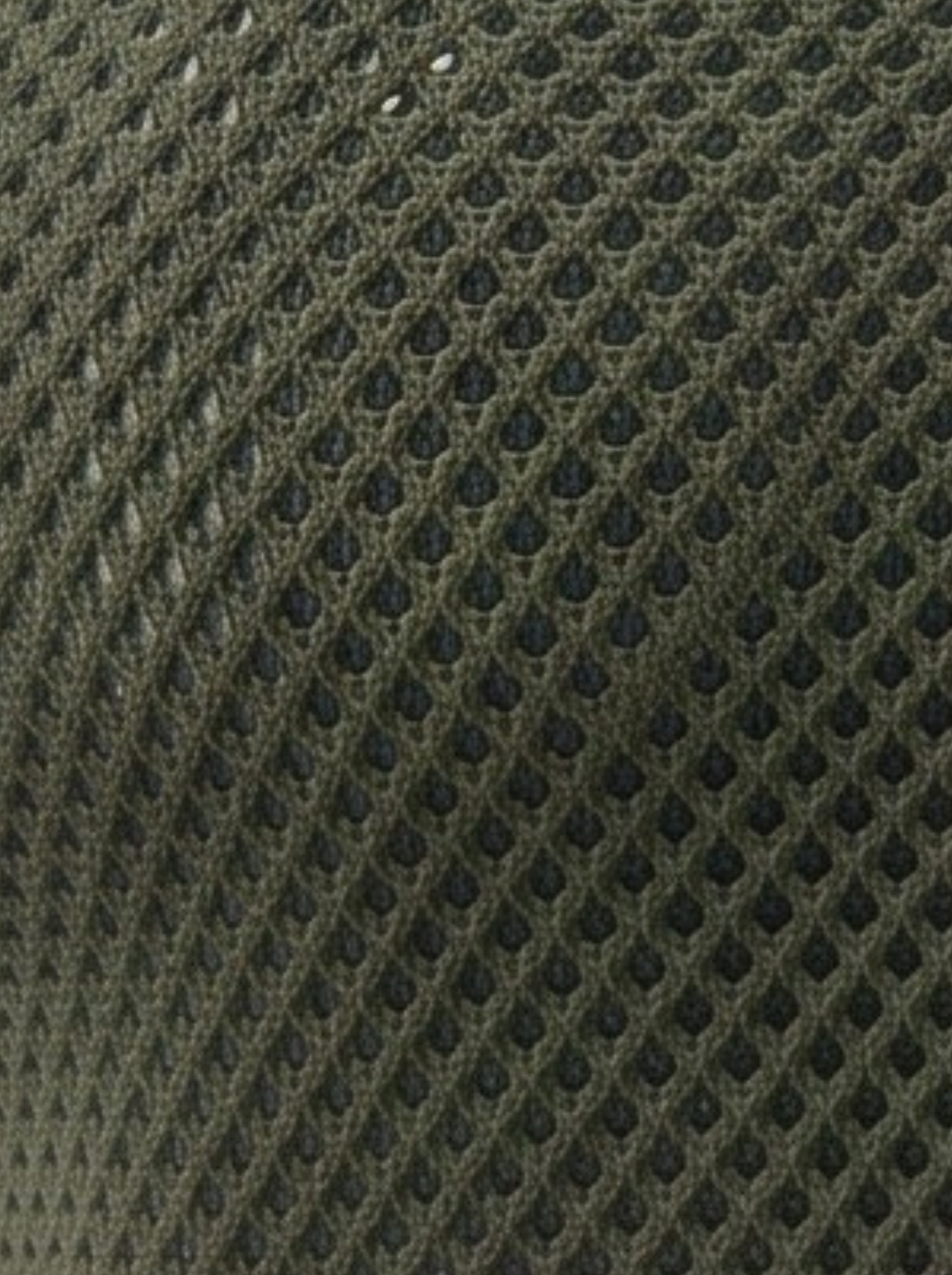 Olive Airweave V-Neck Knit Top by Cord Cult - detail view